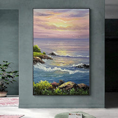 Abstract Painting Seascape #AP211 - LoveOilpainting