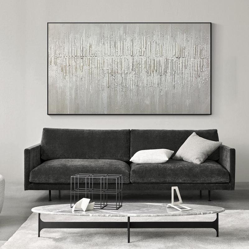 Nordic Minimalist wall art Beige 3D texture painting - LoveOilpainting