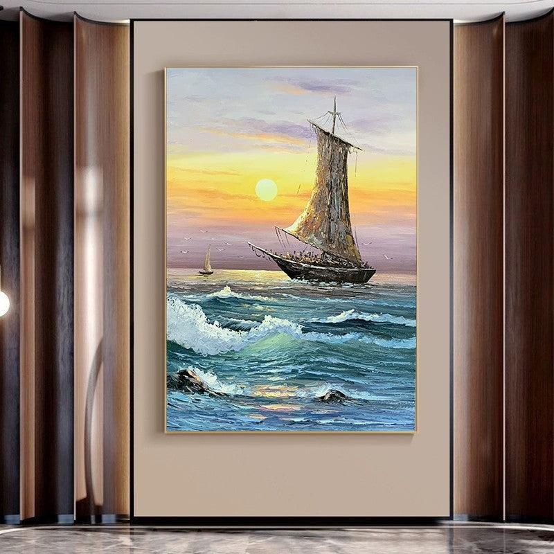 Abstract Painting Seascape #AP121 - LoveOilpainting