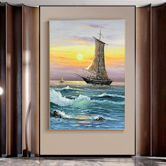 Abstract Painting Seascape #AP121 - LoveOilpainting