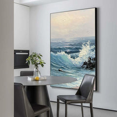 Abstract Painting Seascape #AP119 - LoveOilpainting