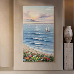 Abstract Painting Seascape #AP031 - LoveOilpainting