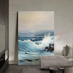 Abstract Painting Seascape #AP119 - LoveOilpainting