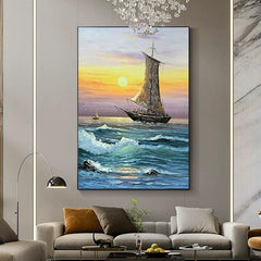 Abstract Painting Seascape #AP121 - LoveOilpainting