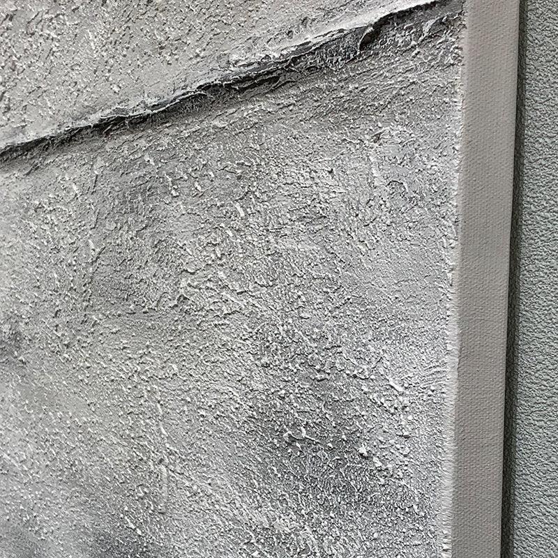 Abstract 3D Minimalist Grey Textured Oil Painting - LoveOilpainting