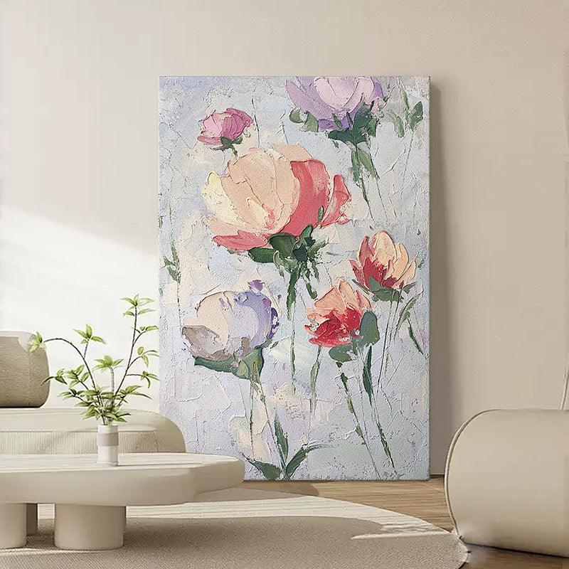 Abstract Painting Flowers #AP025 - LoveOilpainting