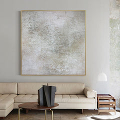 Modern Abstract Beige Textured Oil Painting - LoveOilpainting