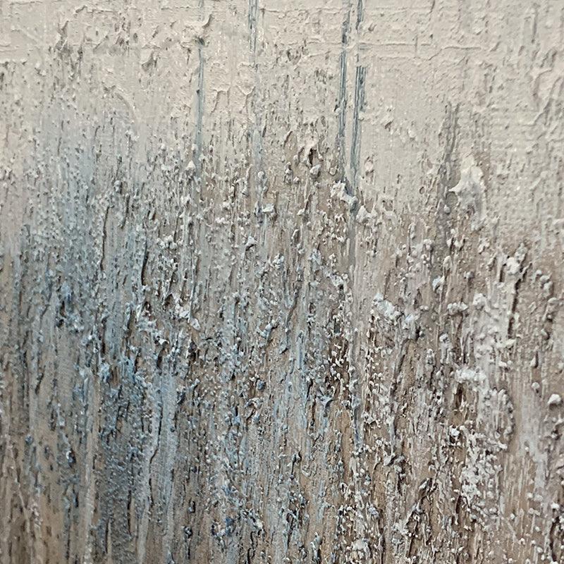 Abstract Blue Brown and Beige Textured Acrylic Oil Painting - LoveOilpainting