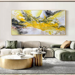 Modern Abstract Vibrant Colorful Texture Landscape Oil Painting - LoveOilpainting