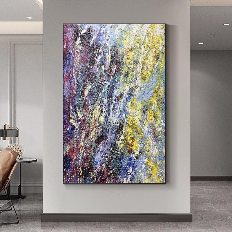 Abstract Colorful Textured Oil Painting - LoveOilpainting