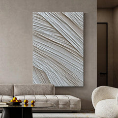 Beige Acrylic Oil Painting Textured art painting on Canvas - LoveOilpainting