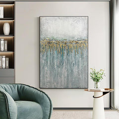 Large Hand-Painted Abstract Textured Oil Painting - LoveOilpainting