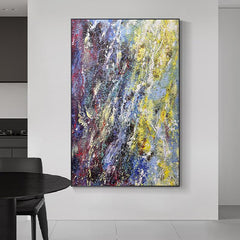 Abstract Colorful Textured Oil Painting - LoveOilpainting