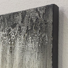 Wabi Sabi Beige Black Texture Landscape Wall Art - LoveOilpainting