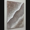 Hand-made 3D Minimalist Beach Wave Oil Painting Landscape Wall Art